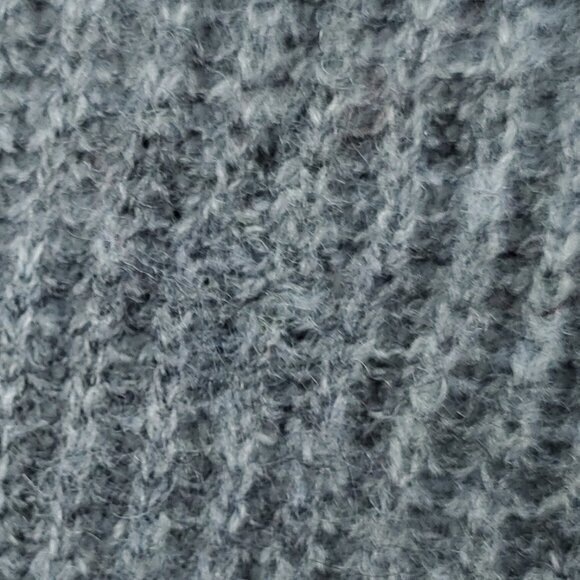 Wyeth Presidio Wool/Cashmere Midi Polo Neck Sweater Dress M Gray - Picture 16 of 16